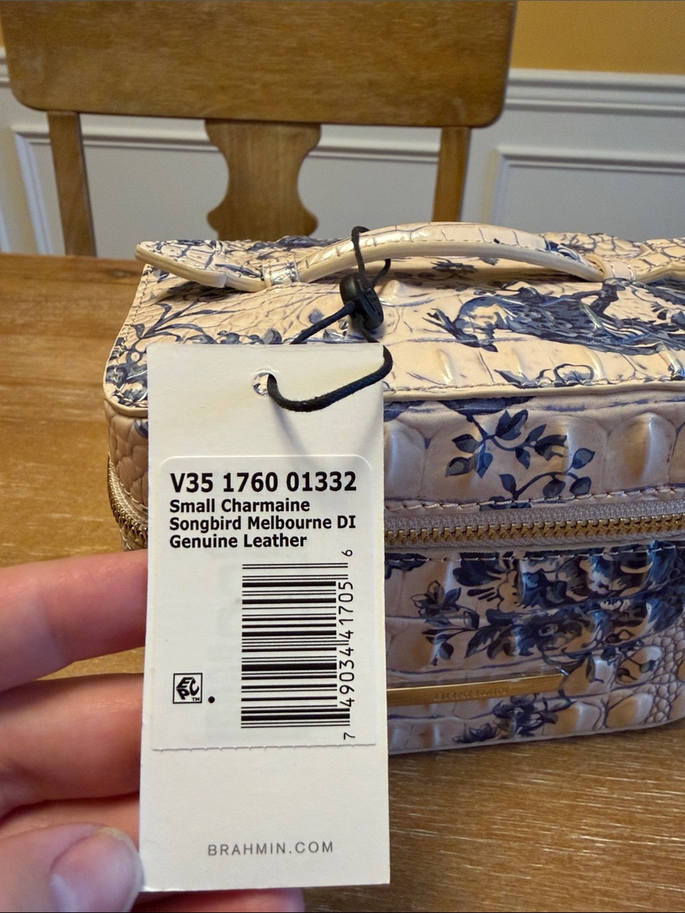 Brahmin songbird Melbourne Cosmetic Case - Picture 2 of 6
